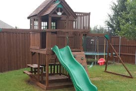 Expert Playset Staining for Durable Beauty
