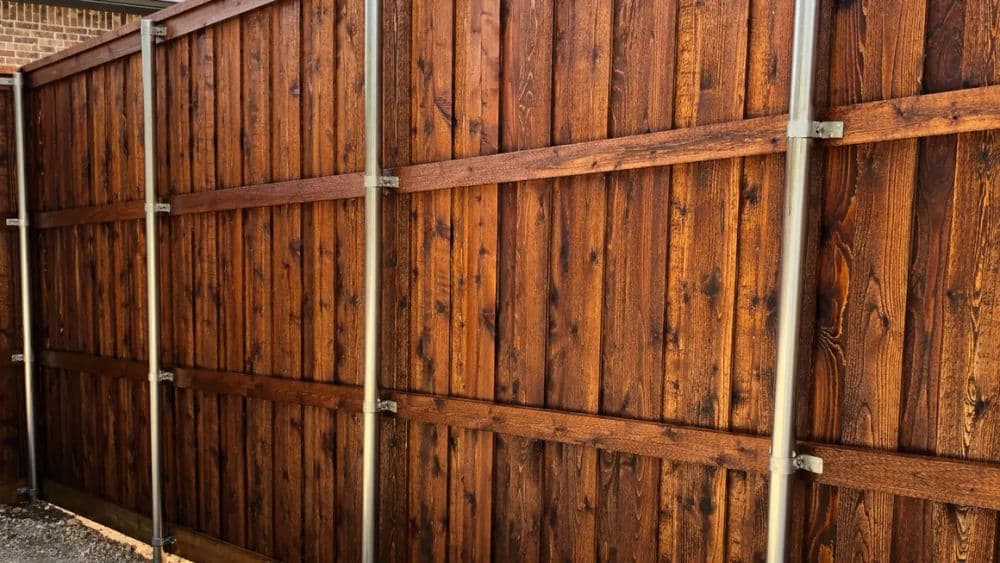 Fence Staining image