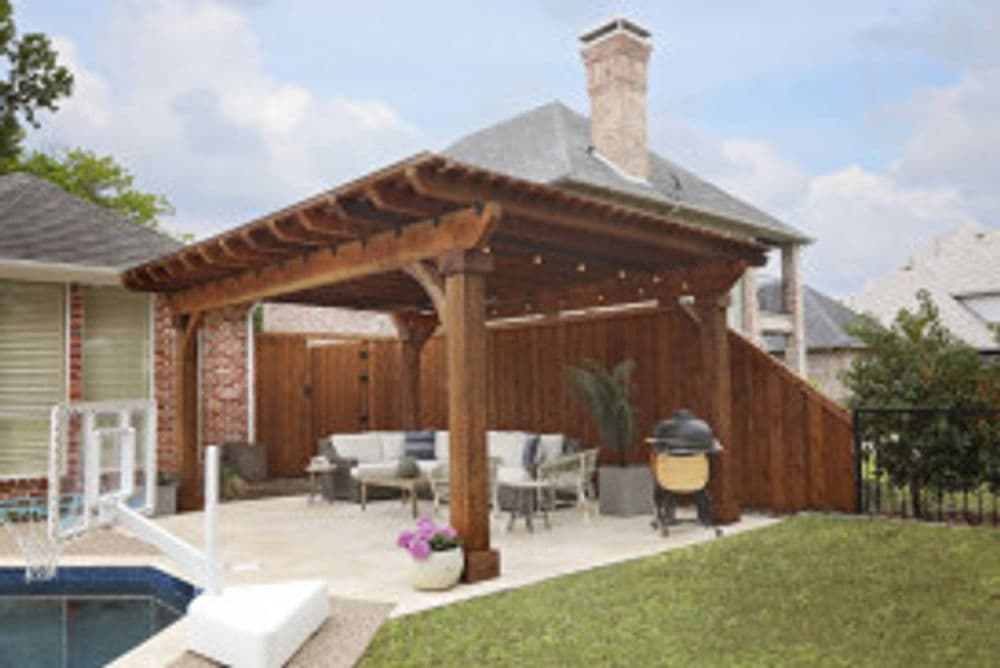 Pergola Staining  image