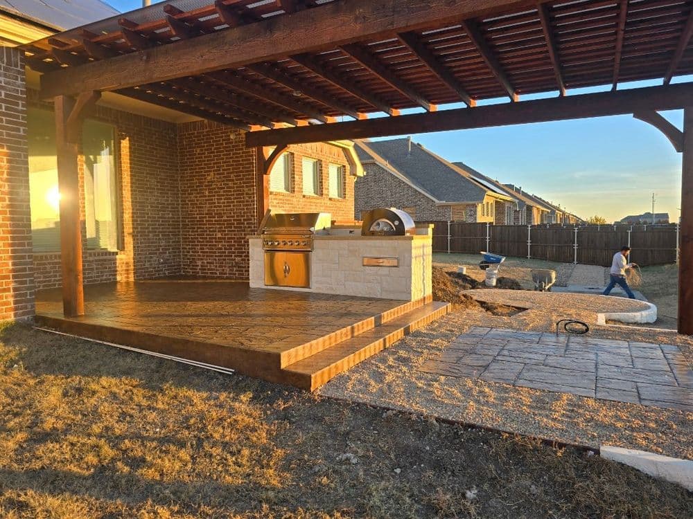 Gallery photos for Top-Quality Pergola Staining in Texas Yards: Image #6