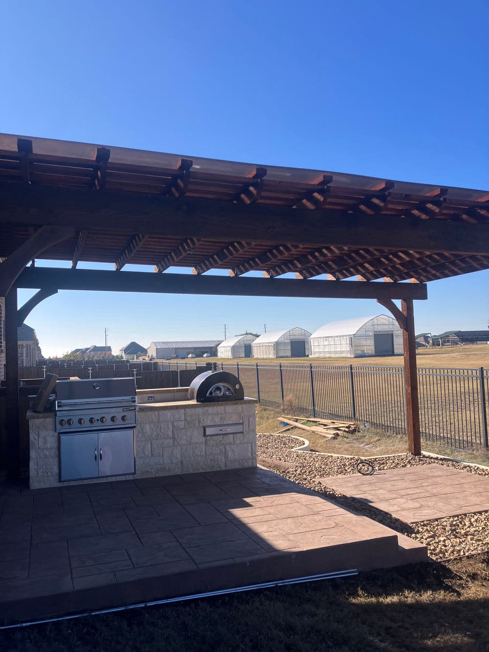 Gallery photos for Top-Quality Pergola Staining in Texas Yards: Image #8