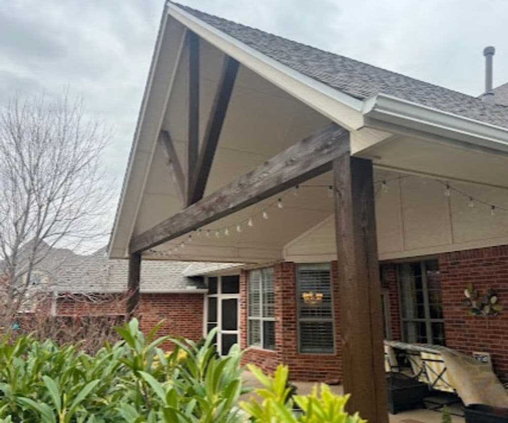 Elegant Patio Cover Staining Elevates Local Homes
