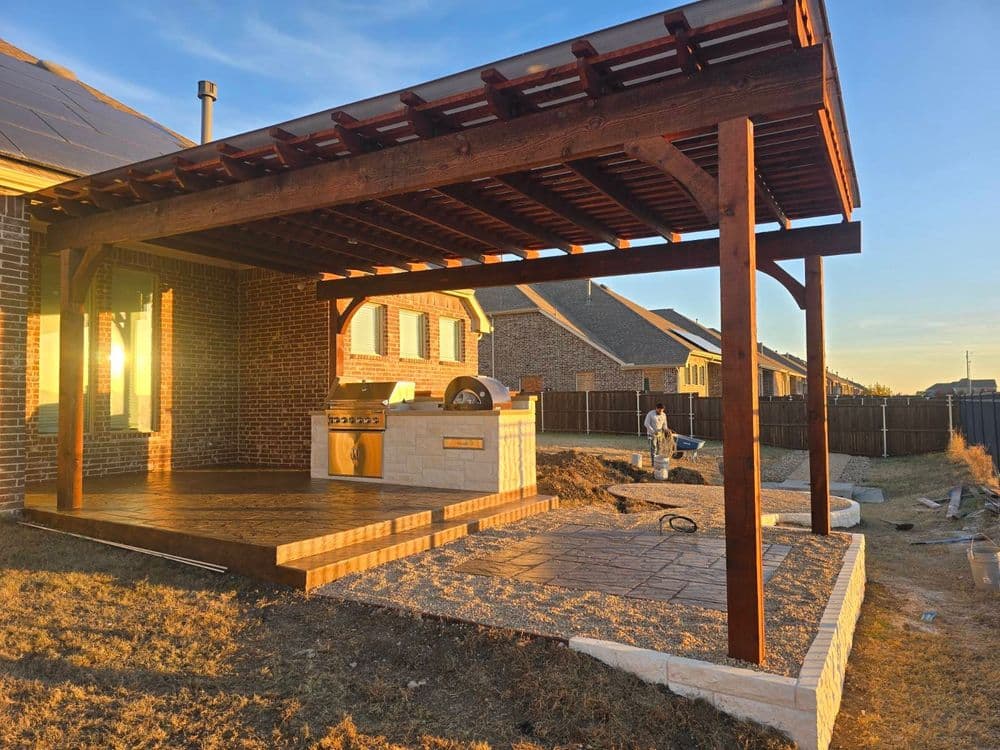 Gallery photos for Top-Quality Pergola Staining in Texas Yards: Image #15