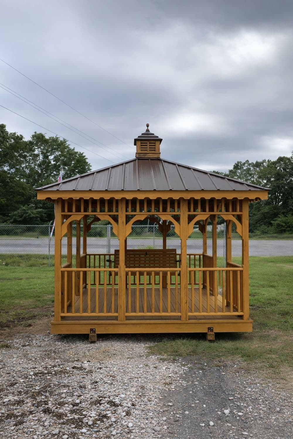 Gazebo Staining in Midlothian