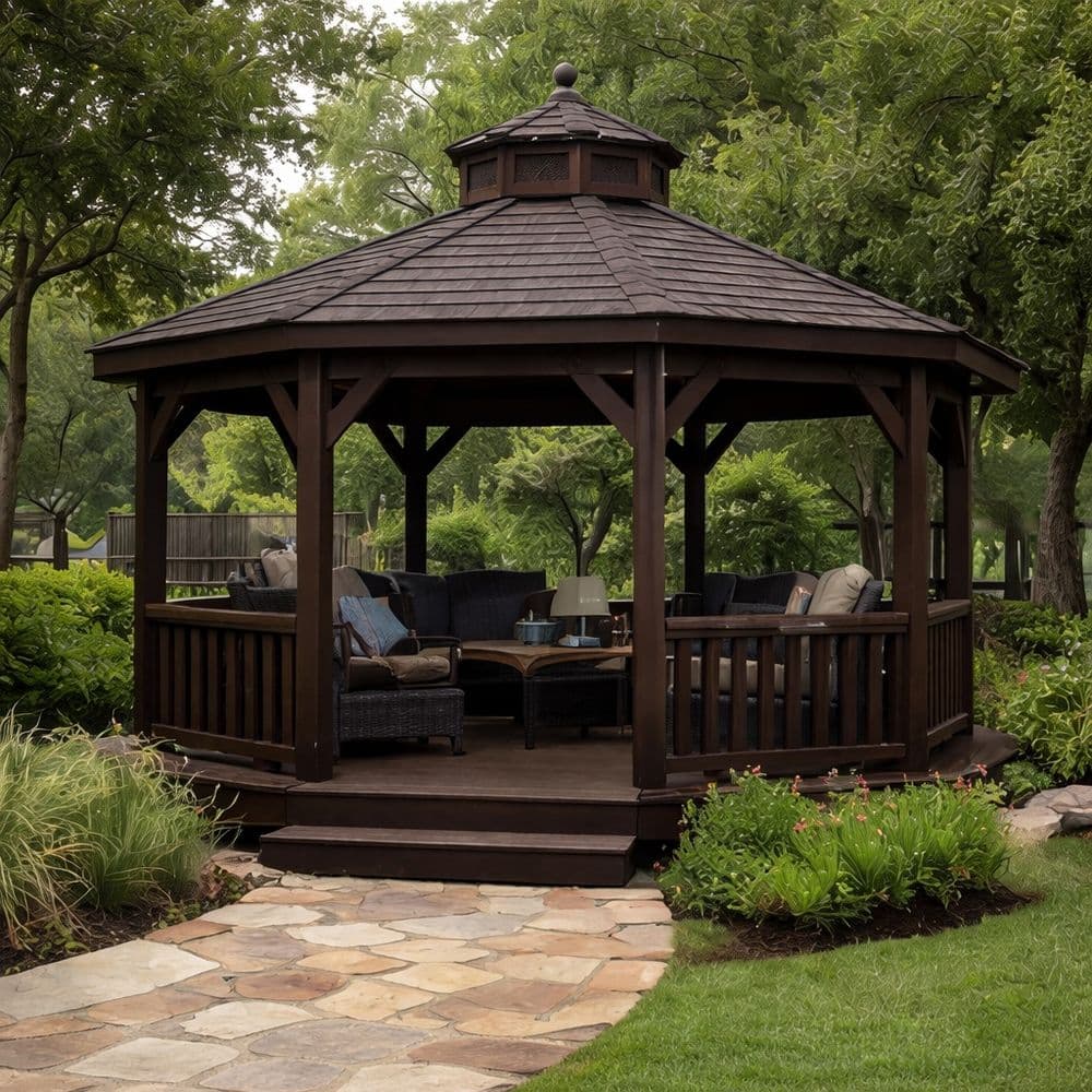 Gazebo Staining in Midlothian