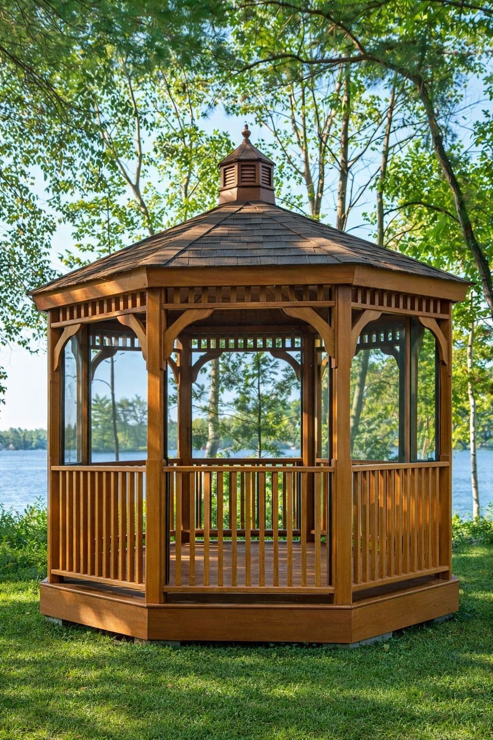 Gazebo Staining in Midlothian